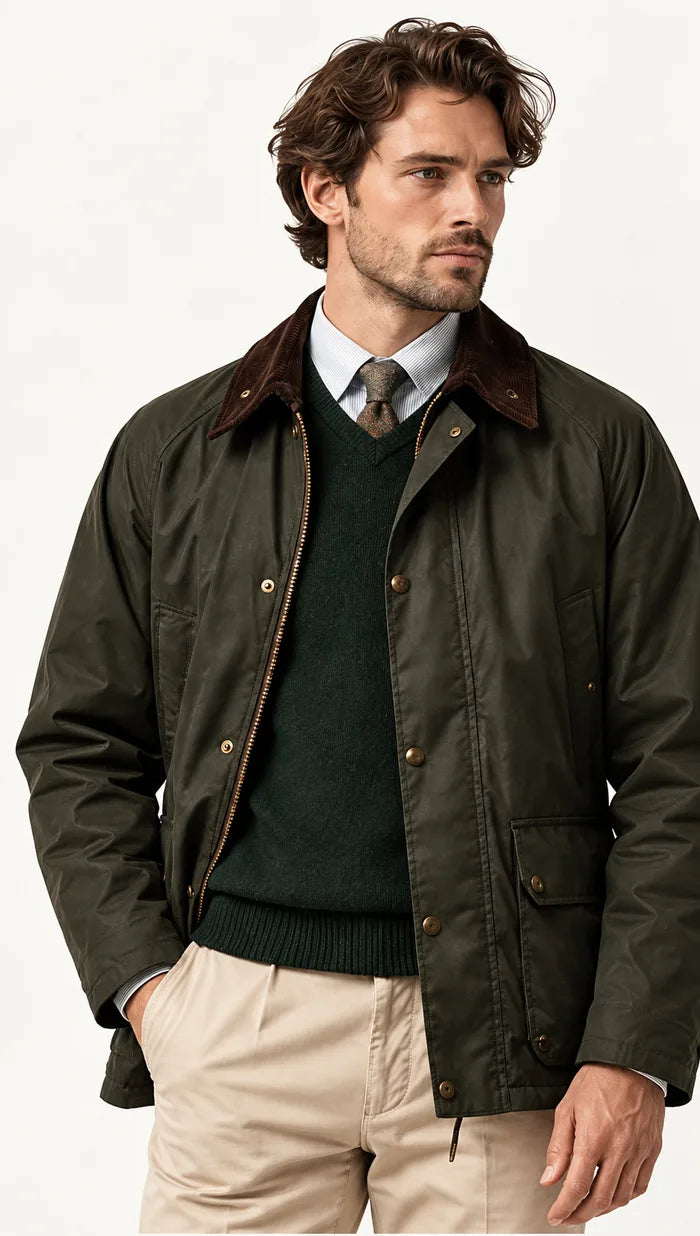 Kurtka Barbour Ashby z przodu